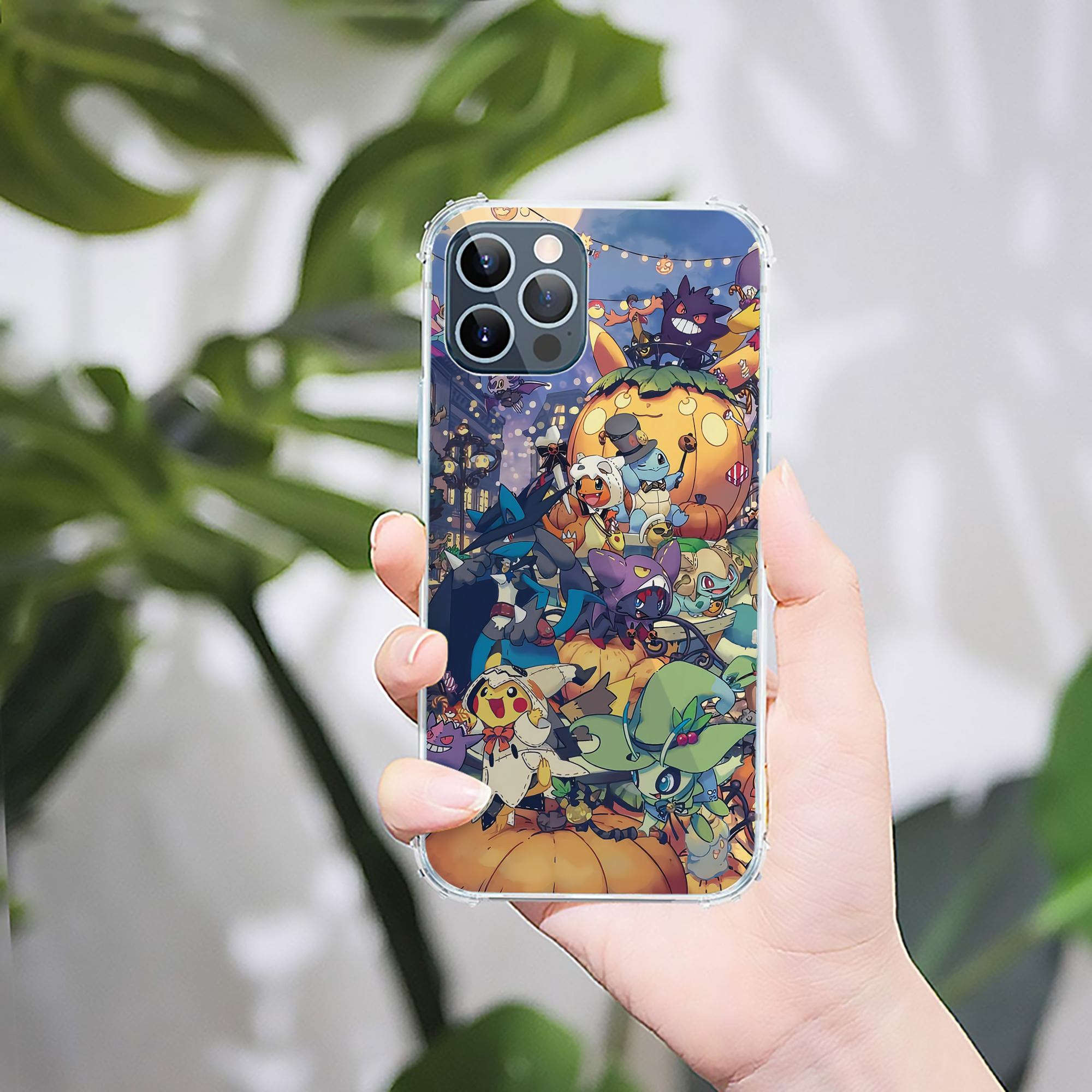 （画像用） ポケットモンスター Pokémon 【iPhone 12シリーズ対応】透明スマホケース（クリアソフトケース）